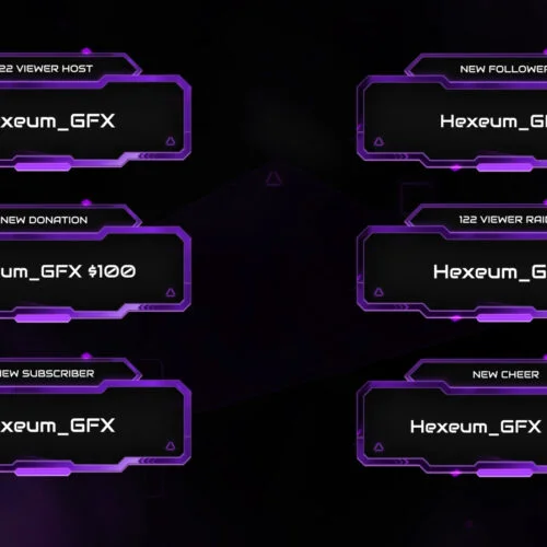 Purple Twitch Alerts