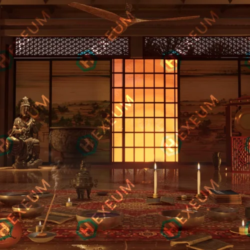 Meditation vtuber background