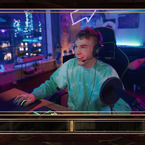 meditation webcam overlay