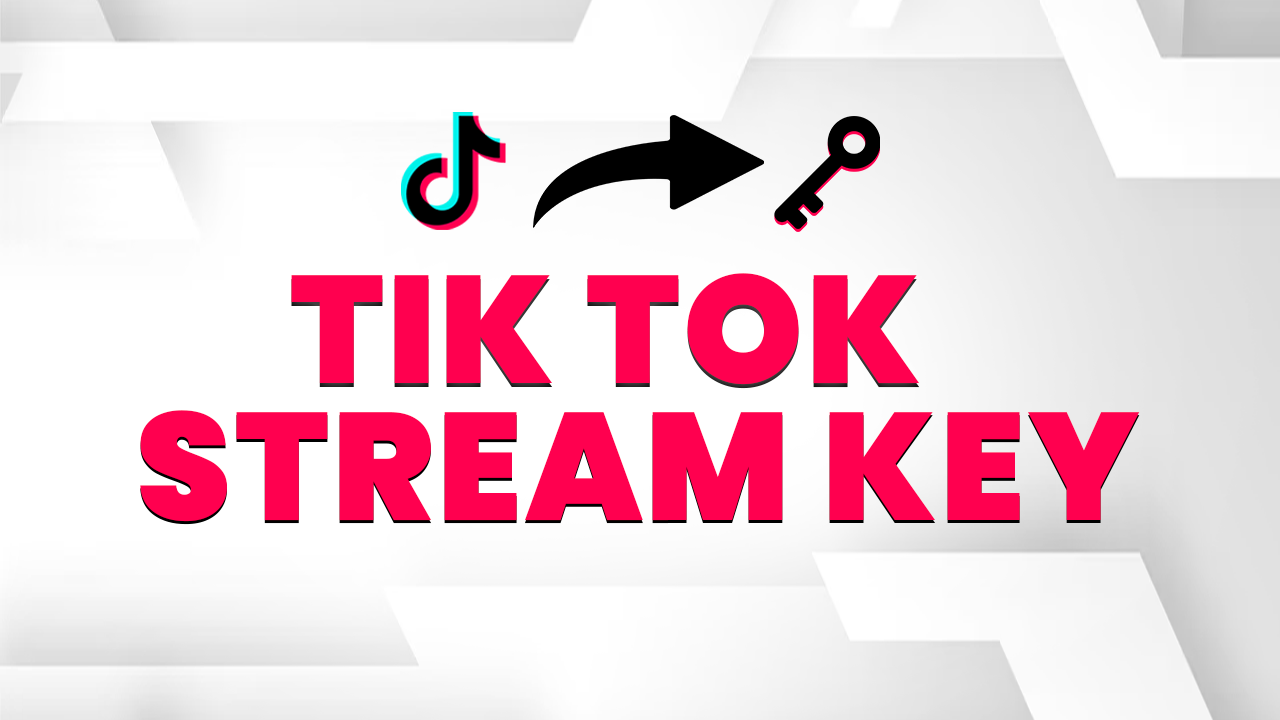 how to get a stream key on tiktok