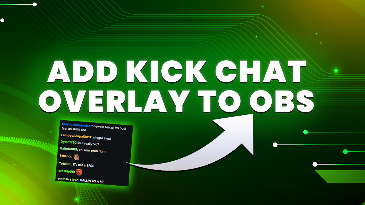 image with kick chat and arrow to the word obs
