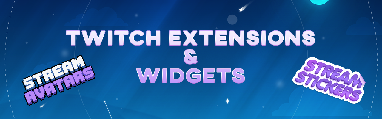 twitch extensions & widgets