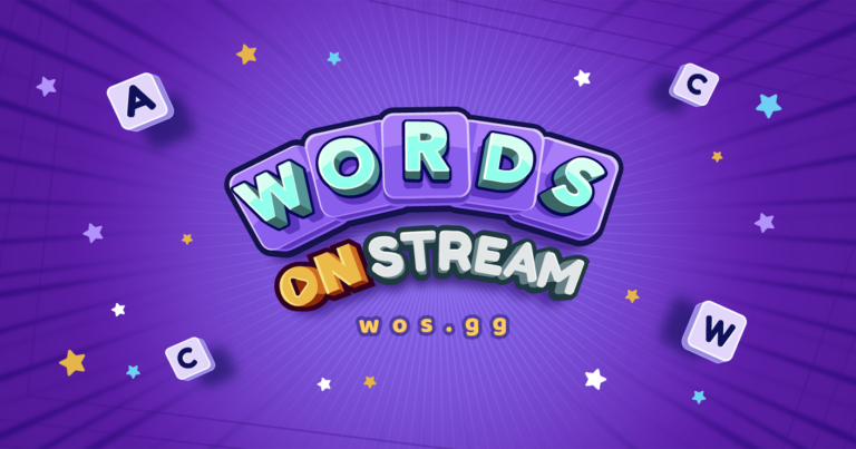 words on stream banner