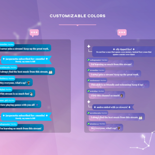 astro chat widget color change preview