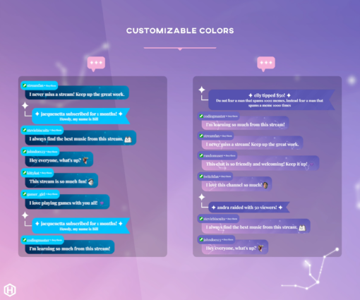 astro chat widget color change preview
