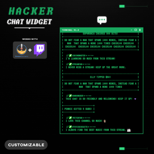 hacker chat widget thumbnail