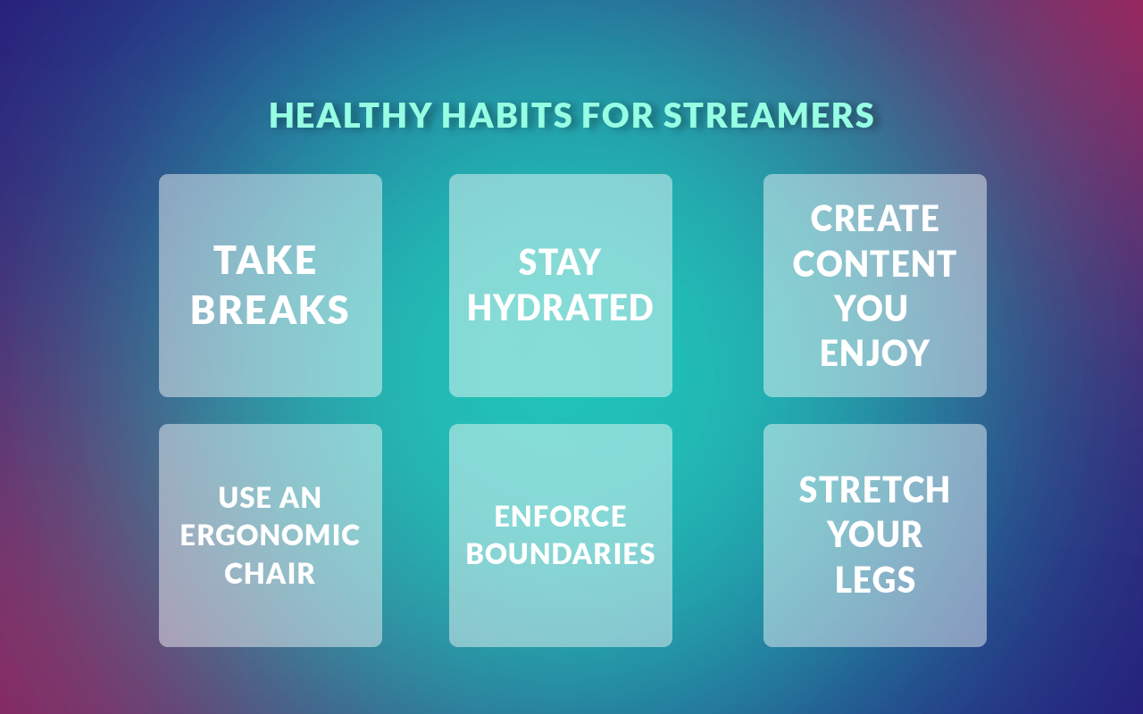 healthy streaming habits