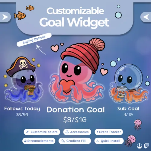 Octopus Goal Widget