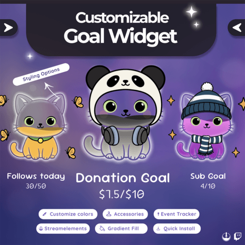 Cat Goal Widget