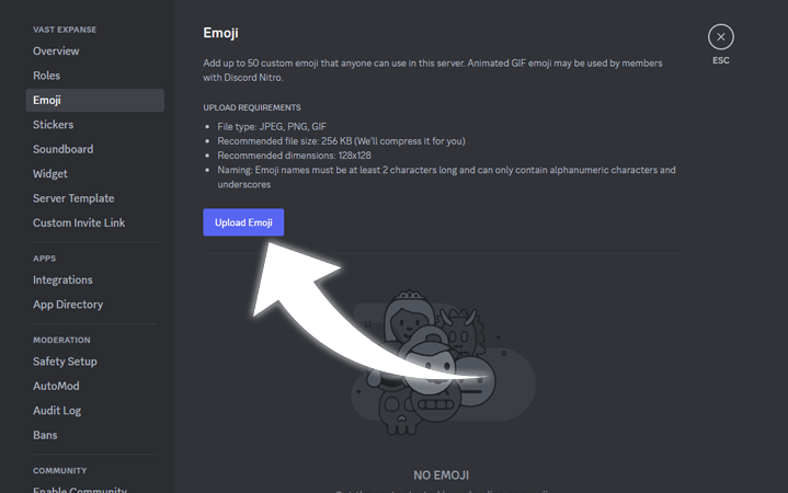 twitch emoji upload dashboard