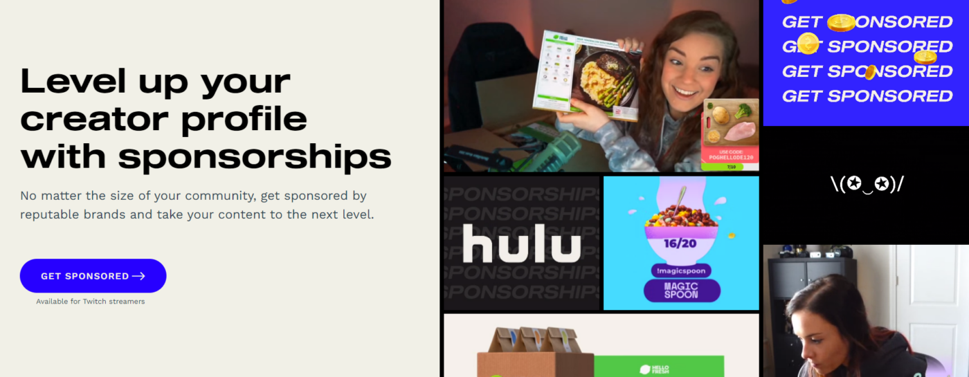 streamelements sponsorships